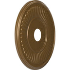 Rosace de plafond Berkshire en PVC thermoformé, diamètre intérieur 3 1/2 po