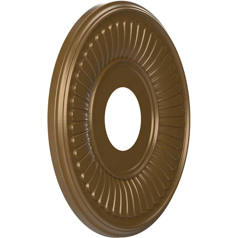 3 1/2  Inside Diameter - Berkshire Thermoformed PVC Ceiling Medallion