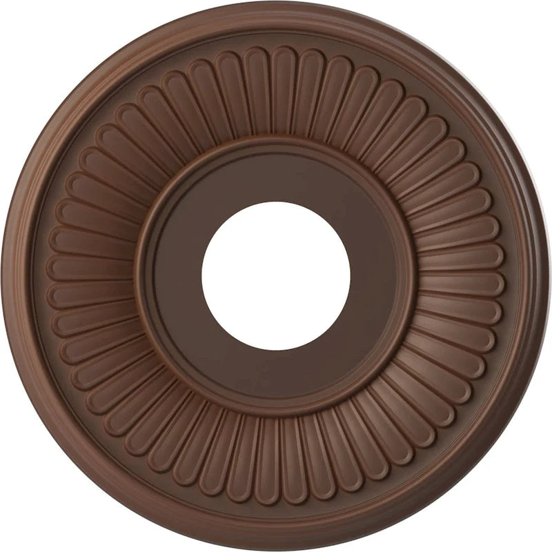 3 1/2  Inside Diameter - Berkshire Thermoformed PVC Ceiling Medallion