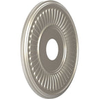 Rosace de plafond Berkshire en PVC thermoformé, diamètre intérieur 3 1/2 po