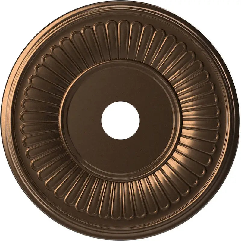 3 1/2  Inside Diameter - Berkshire Thermoformed PVC Ceiling Medallion
