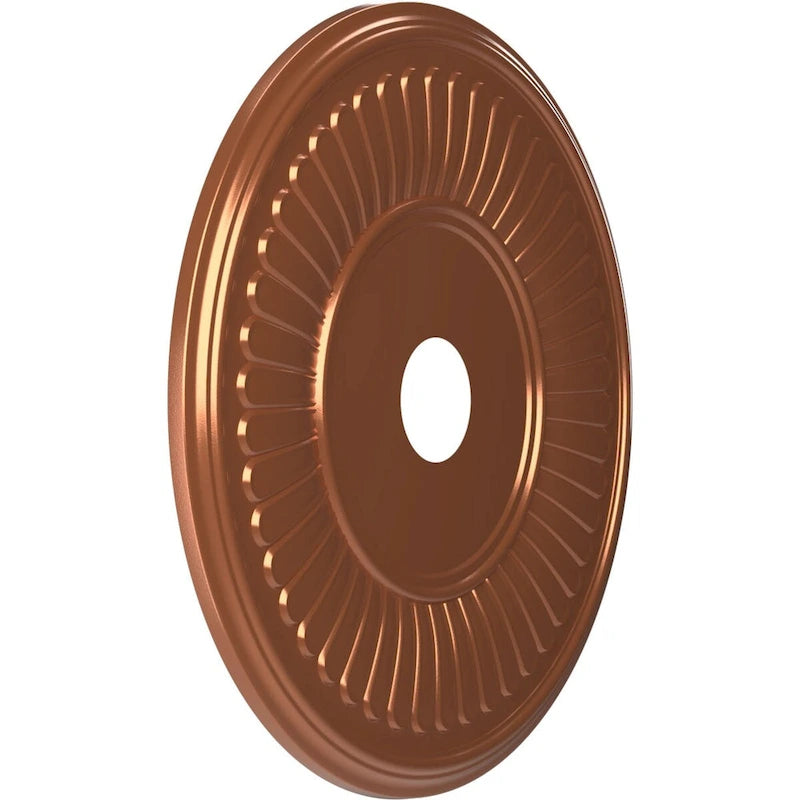 3 1/2  Inside Diameter - Berkshire Thermoformed PVC Ceiling Medallion