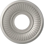 Rosace de plafond Berkshire en PVC thermoformé, diamètre intérieur 3 1/2 po