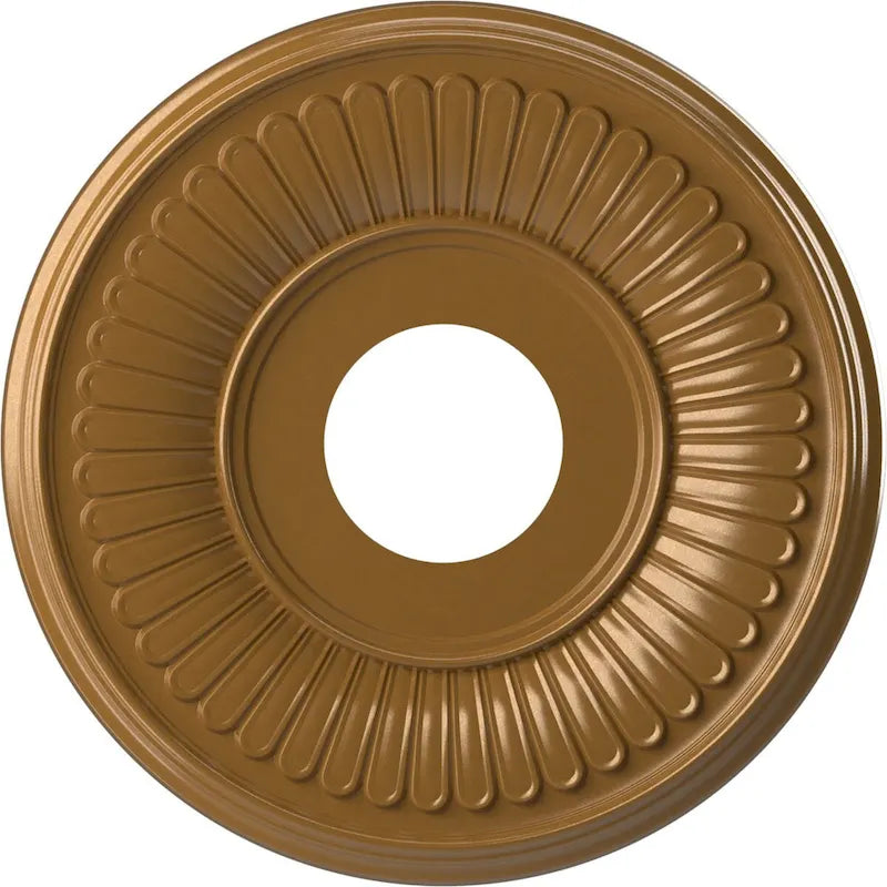 3 1/2  Inside Diameter - Berkshire Thermoformed PVC Ceiling Medallion