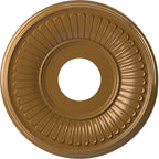 Rosace de plafond Berkshire en PVC thermoformé, diamètre intérieur 3 1/2 po