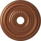 Rosace de plafond Cole en PVC thermoformé, diamètre intérieur 3 1/2 po