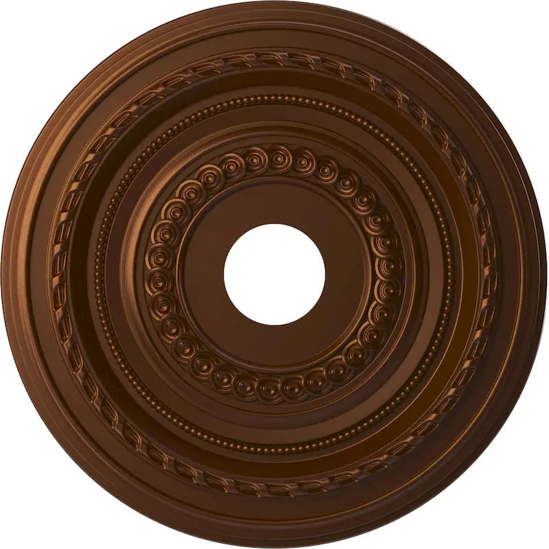 3 1/2  Inside Diameter - Cole Thermoformed PVC Ceiling Medallion
