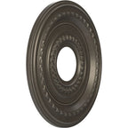 Rosace de plafond Cole en PVC thermoformé, diamètre intérieur 3 1/2 po