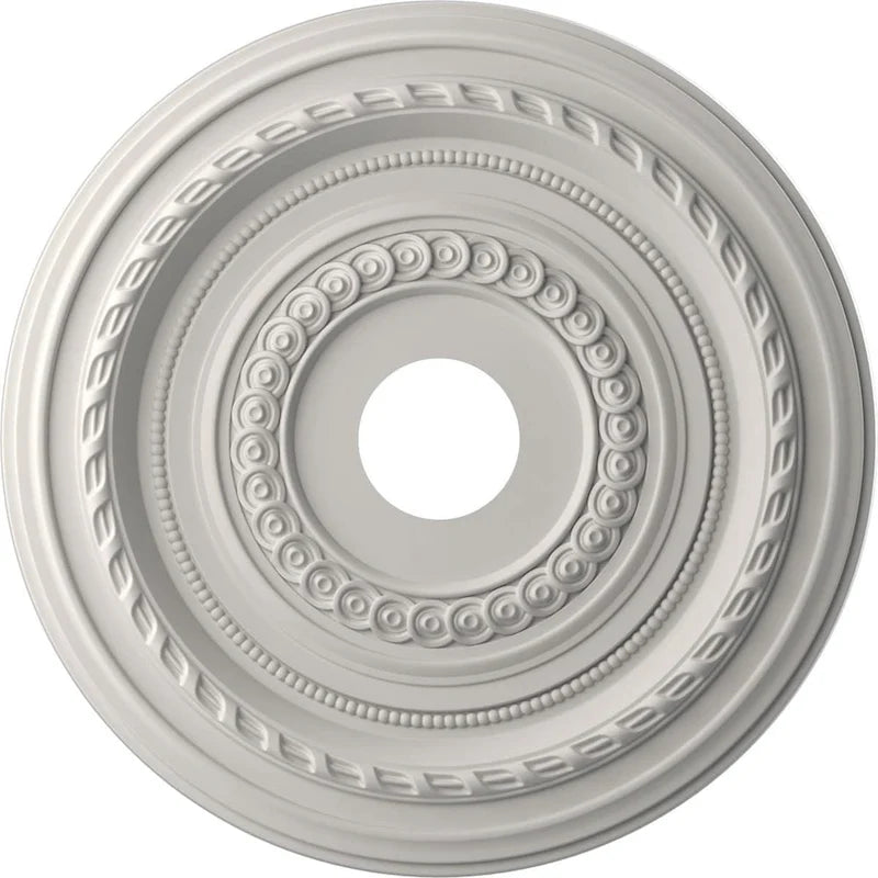 3 1/2  Inside Diameter - Cole Thermoformed PVC Ceiling Medallion