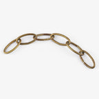 Chaîne accessoire - Chaîne de calibre 9 de 122 cm (48 pouces) en dégradé doré - Dégradé doré - 1,3 cm x 1,3 cm x 122 cm (0,5 po x 0,5 po x 48 po)