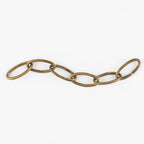 Chaîne accessoire - Chaîne de calibre 9 de 122 cm (48 pouces) en dégradé doré - Dégradé doré - 1,3 cm x 1,3 cm x 122 cm (0,5 po x 0,5 po x 48 po)