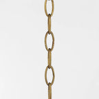 Chaîne accessoire - Chaîne de calibre 9 de 122 cm (48 pouces) en dégradé doré - Dégradé doré - 1,3 cm x 1,3 cm x 122 cm (0,5 po x 0,5 po x 48 po)