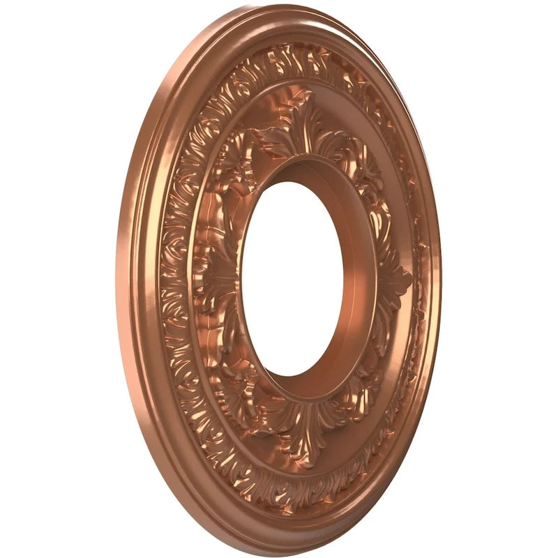 3 1/2  Inside Diameter - Baltimore Thermoformed PVC Ceiling Medallion