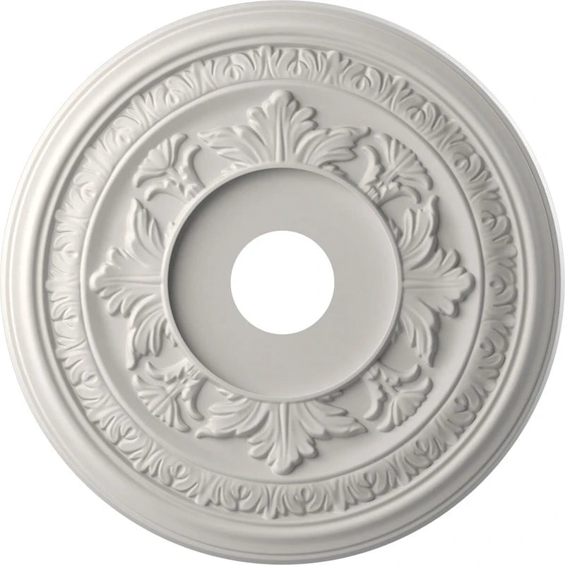 3 1/2  Inside Diameter - Baltimore Thermoformed PVC Ceiling Medallion