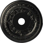 Rosace de plafond Baltimore en PVC thermoformé, diamètre intérieur 3 1/2 po