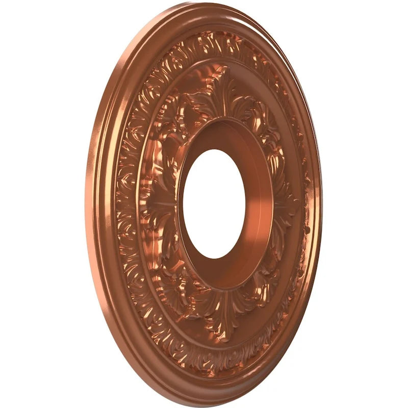 3 1/2  Inside Diameter - Baltimore Thermoformed PVC Ceiling Medallion