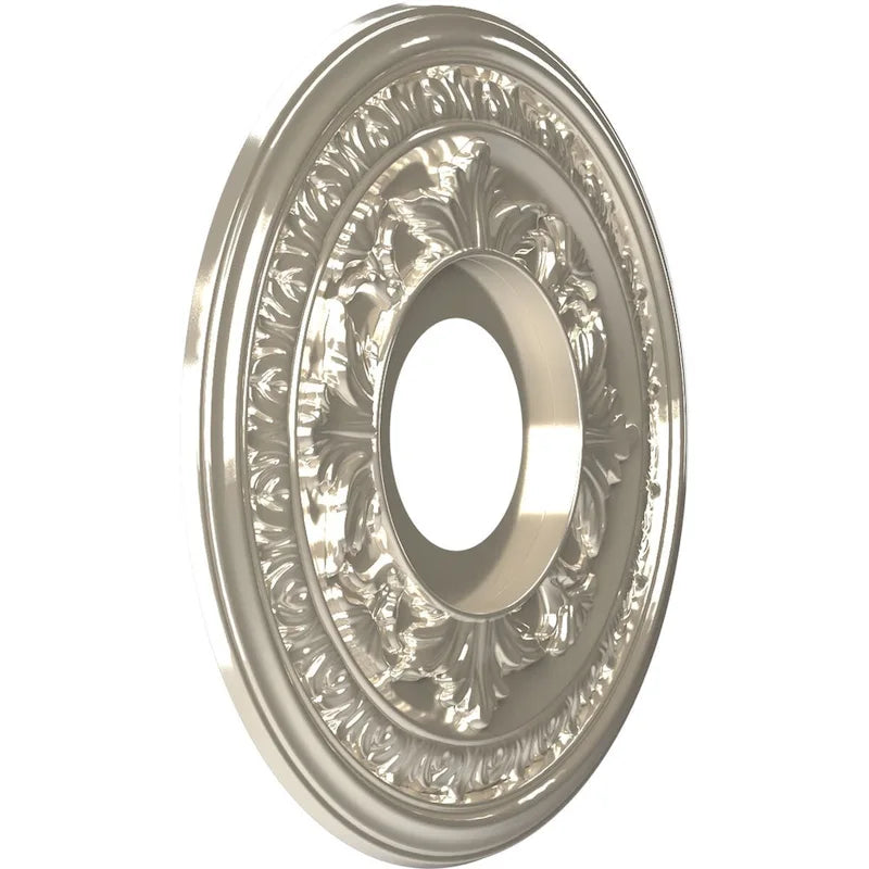 3 1/2  Inside Diameter - Baltimore Thermoformed PVC Ceiling Medallion