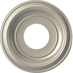 Rosace de plafond traditionnelle en PVC thermoformé, diamètre intérieur 3 1/2 po