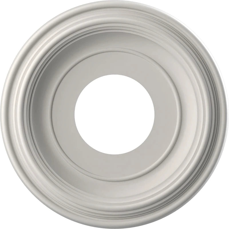 3 1/2  Inside Diameter - Traditional Thermoformed PVC Ceiling Medallion