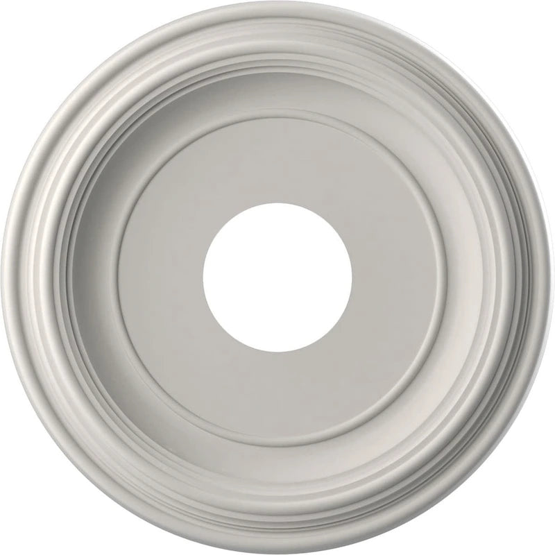 3 1/2  Inside Diameter - Traditional Thermoformed PVC Ceiling Medallion