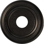 Rosace de plafond traditionnelle en PVC thermoformé, diamètre intérieur 3 1/2 po