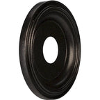 Rosace de plafond traditionnelle en PVC thermoformé, diamètre intérieur 3 1/2 po