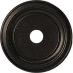 Rosace de plafond traditionnelle en PVC thermoformé, diamètre intérieur 3 1/2 po