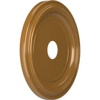 Rosace de plafond traditionnelle en PVC thermoformé, diamètre intérieur 3 1/2 po