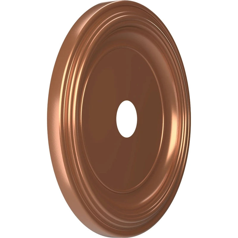 3 1/2  Inside Diameter - Traditional Thermoformed PVC Ceiling Medallion