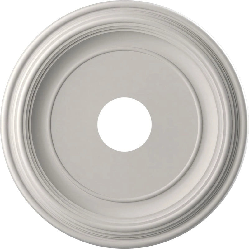 3 1/2  Inside Diameter - Traditional Thermoformed PVC Ceiling Medallion