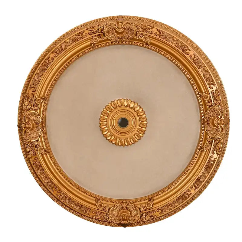 Blanco Round Chandelier Ceiling Medallion 36in