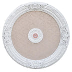 Lustre rond Blanco, médaillon de plafond 36 pouces