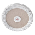 Lustre rond Blanco, médaillon de plafond 36 pouces