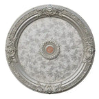 Lustre rond Blanco, médaillon de plafond 36 pouces