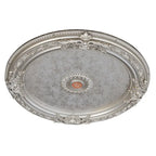 Lustre rond Blanco, médaillon de plafond 36 pouces