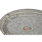 Lustre rond Blanco, médaillon de plafond 36 pouces