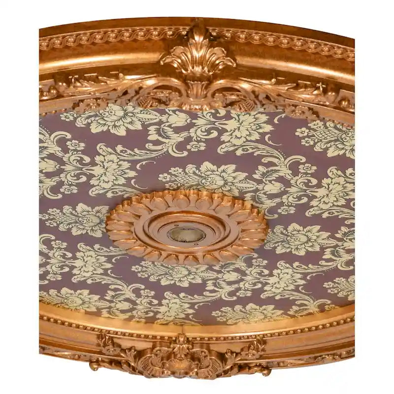 Blanco Round Chandelier Ceiling Medallion 36in