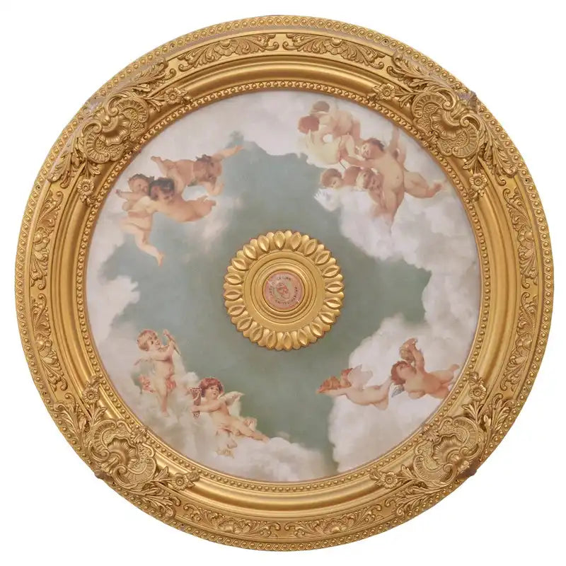 Blanco Round Chandelier Ceiling Medallion 36in