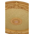 Lustre rond Blanco, médaillon de plafond 36 pouces