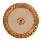 Lustre rond Blanco, médaillon de plafond 36 pouces