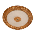 Lustre rond Blanco, médaillon de plafond 36 pouces
