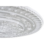 Médaillon de plafond rond blanc classique de 37 pouces de diamètre