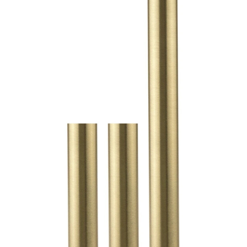 Brushed Gold Finish Accessory Extension Kit with (2) 6-inch and (1) 12-inch Stems - Brushed Gold - 0.5 in x 0.5 in x 24 in