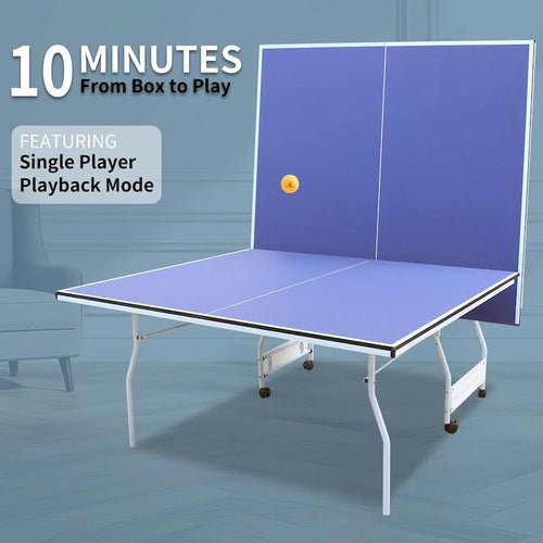Table de ping-pong pliable et portable de 2,74 m (9 pieds)