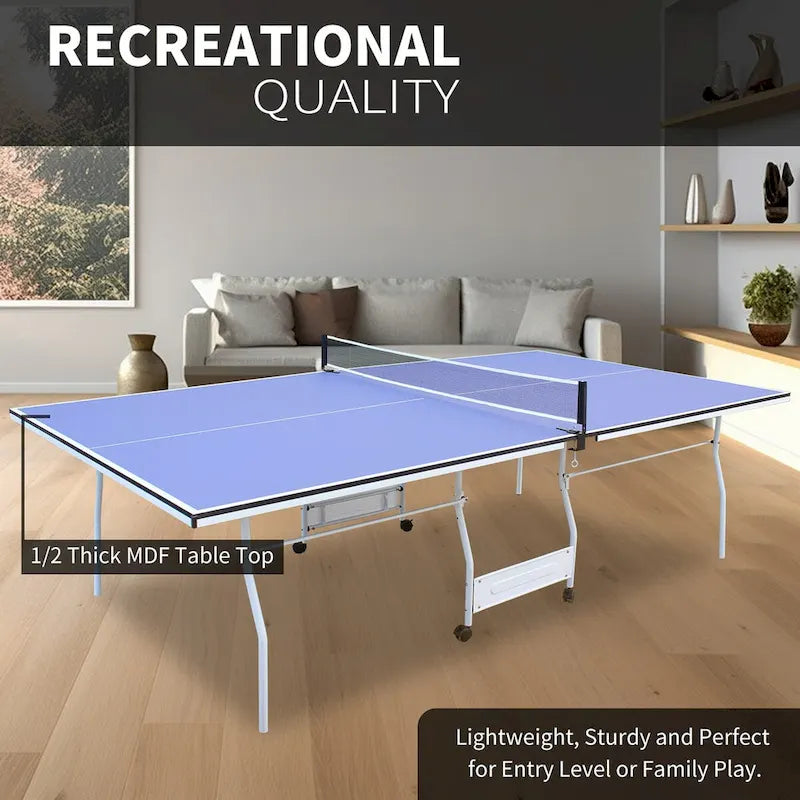 Table de ping-pong pliable et portable de 2,74 m (9 pieds)