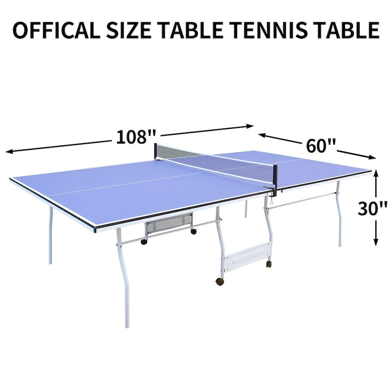 Table de ping-pong pliable et portable de 2,74 m (9 pieds)