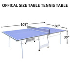 Table de ping-pong pliable et portable de 2,74 m (9 pieds)