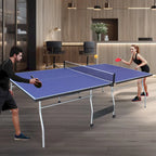 Table de ping-pong pliable de 2,4 m (8 pi), 2 raquettes et 3 balles