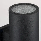 Collection de lentilles cylindriques - Couvercle cylindrique rond noir de 5 pouces - 0,83 x 5 x 5