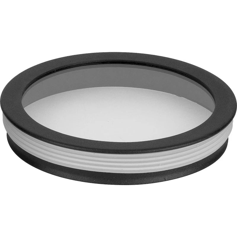Cylinder Lens Collection Black 5-Inch Round Cylinder Cover - 0.83  x 5  x 5